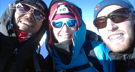 Team At The Top Of Mera Peak