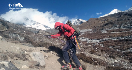 Practice For Climbing Lobuche
