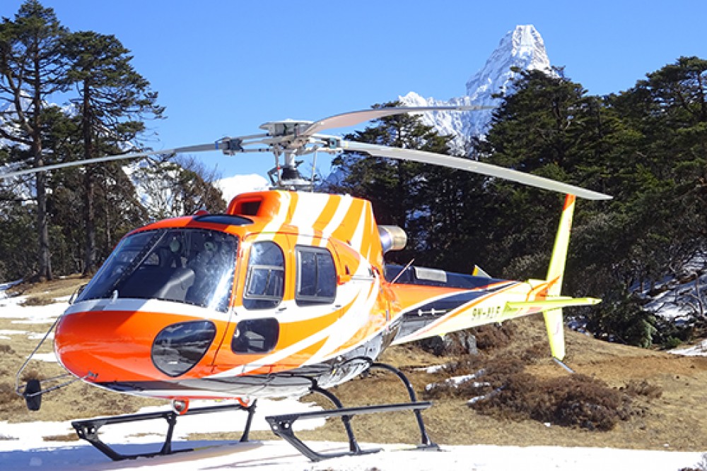 Everest Base Camp Trek return by helicopter